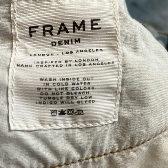 Frame Denim Le Garçon Size 28 - Picture 9 of 11